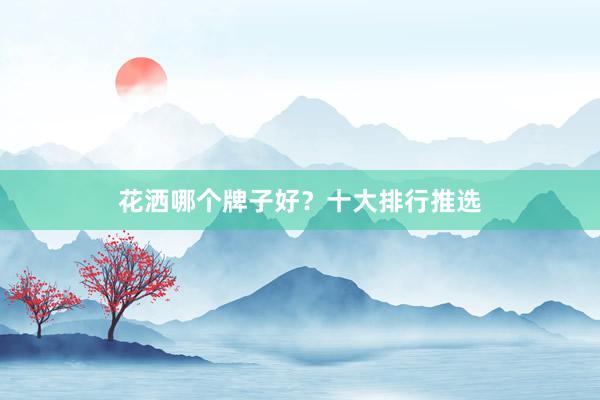 花洒哪个牌子好？十大排行推选